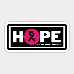 Hope - Breast cancer awareness Sticker